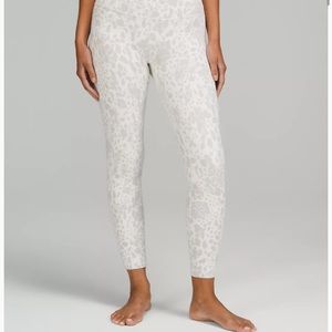 White camo align leggings
